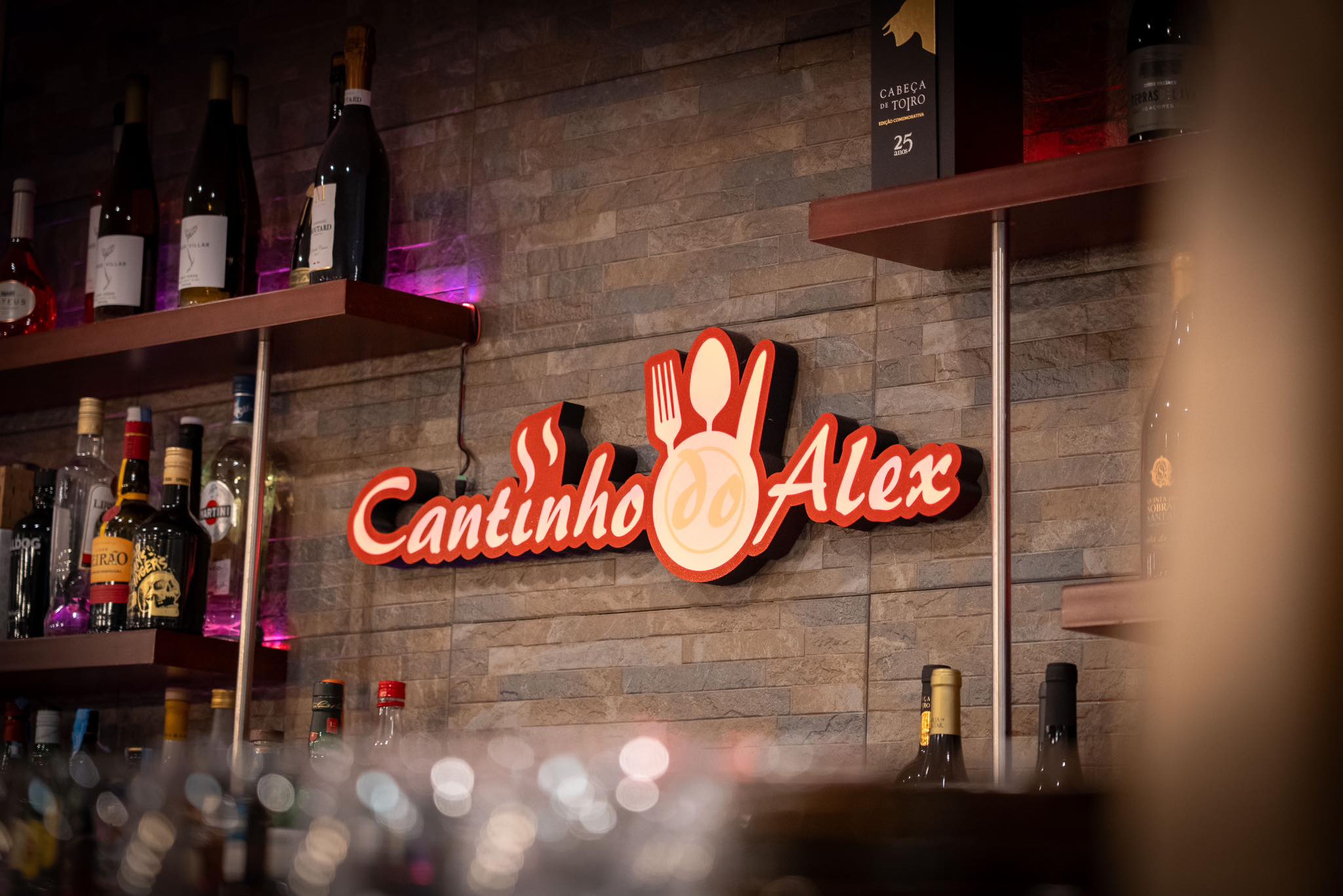 Ambiente do Cantinho do Alex